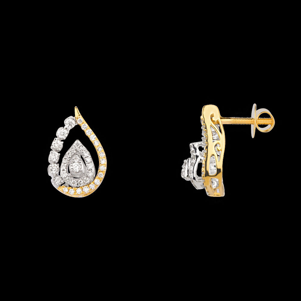 14K Yellow Gold Diamond Jewellery - 0.421ct VVS-VS-HI