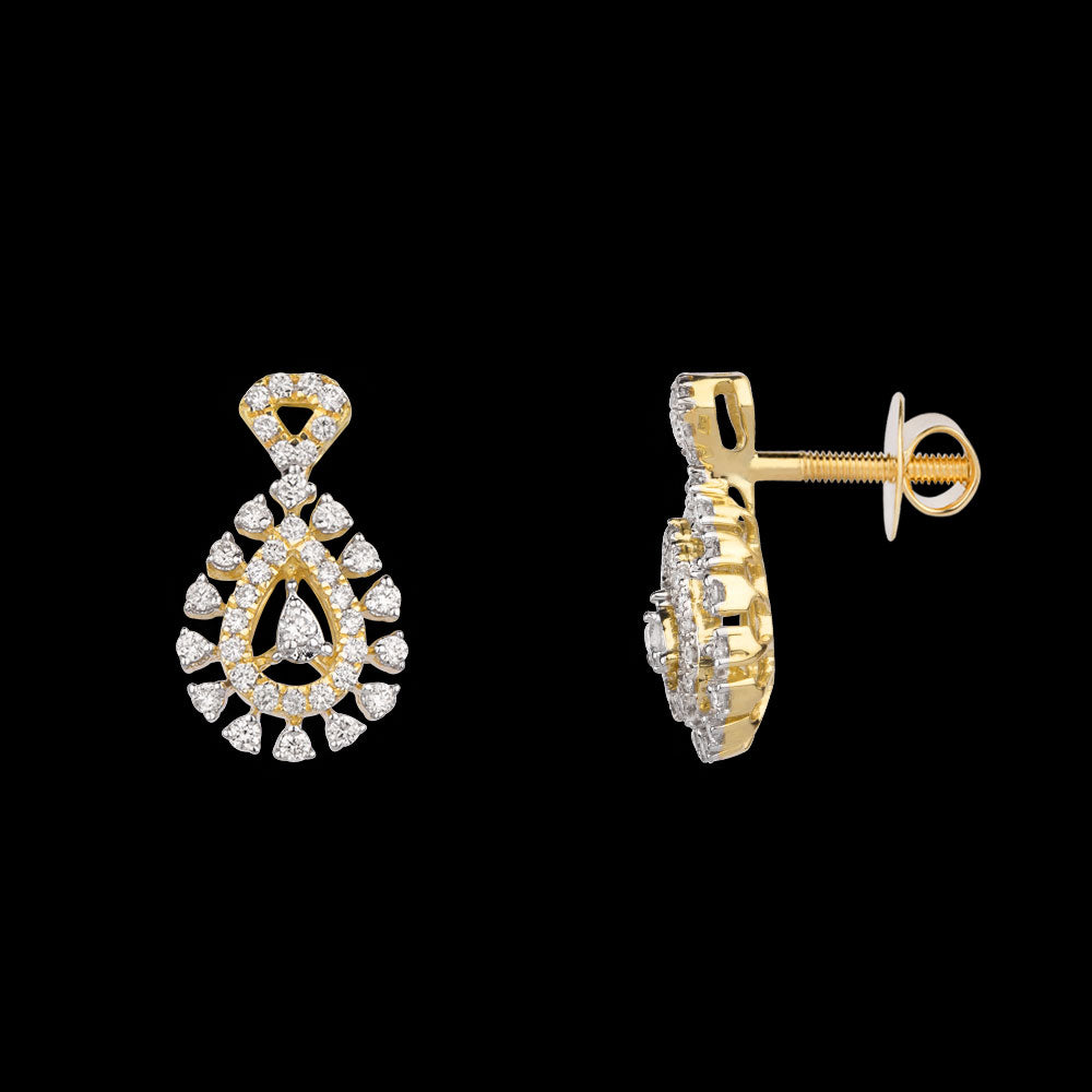 14K Yellow Gold Diamond Jewellery - 0.379ct VVS-VS-HI