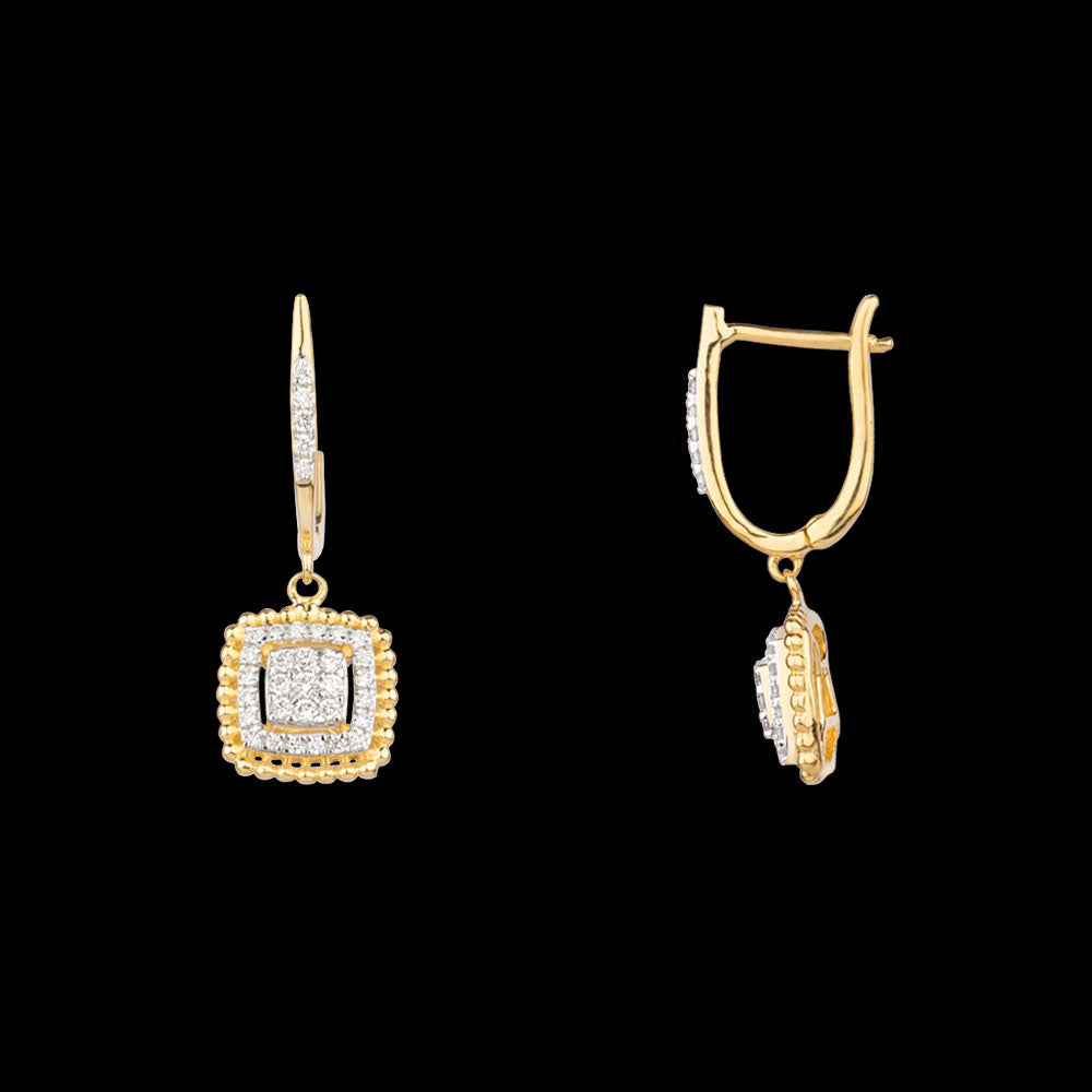 14K Yellow Gold Diamond Jewellery - 0.336ct VVS-VS-GH