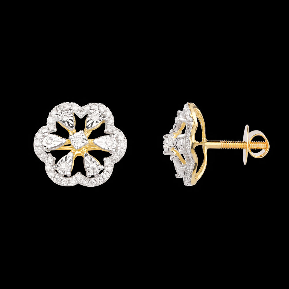 14K Yellow Gold Diamond Jewellery - 0.43ct VVS-VS-HI