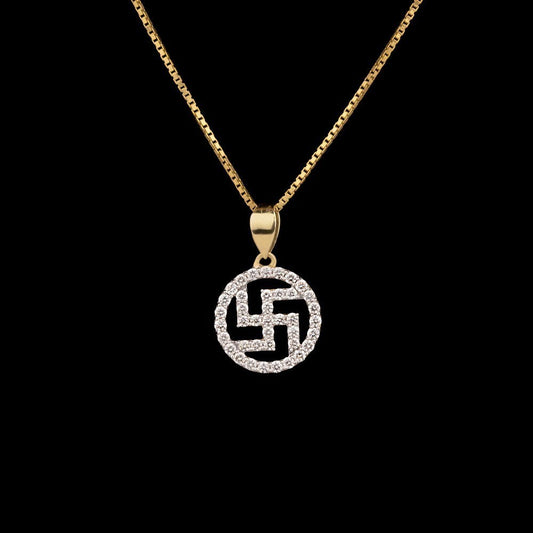 14K Yellow Gold Diamond Pendant - 0.41ct VS-GH