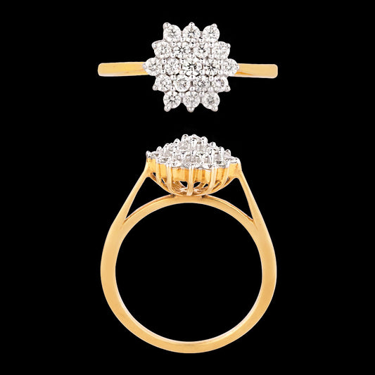 14K Yellow Gold Diamond Ring - 0.47ct SI-IJ
