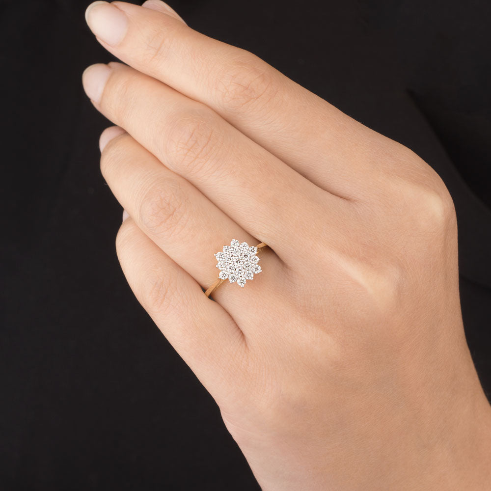 14K Yellow Gold Diamond Ring - 0.47ct SI-IJ