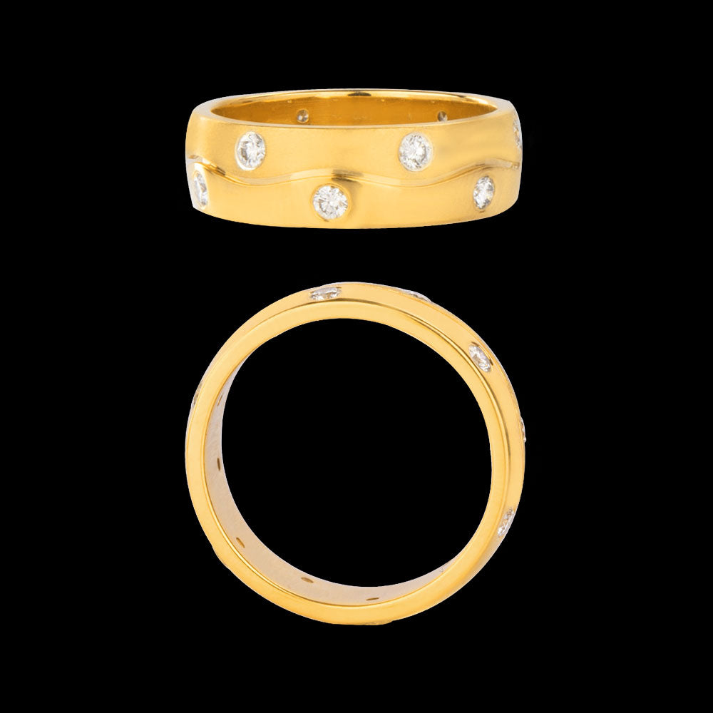 18K White Gold Diamond Ring - 0.38ct VS-GH