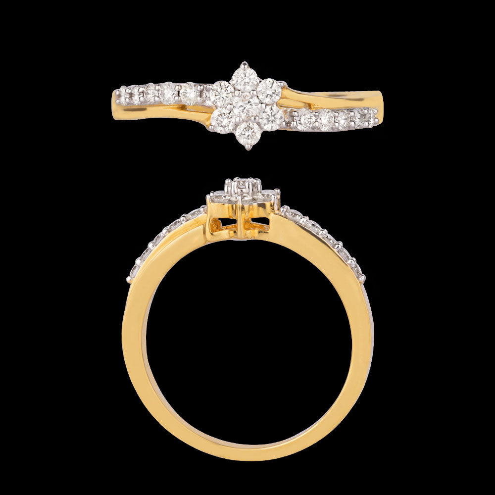 14K Yellow Gold Diamond Ring - 0.31ct SI-IJ