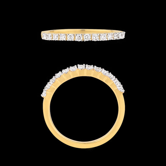 14K Yellow Gold Diamond Ring - 0.229ct VS-GH
