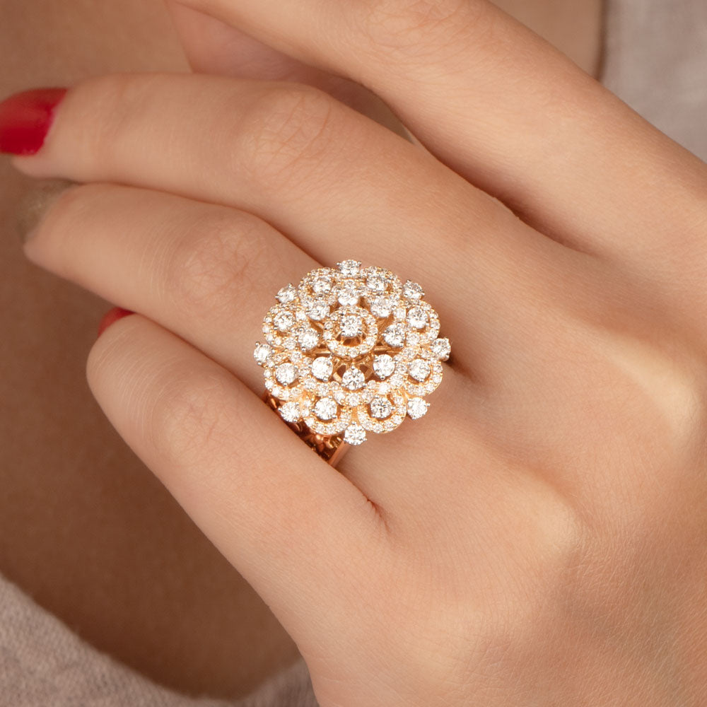 14K Yellow Gold Diamond Ring - 1.45ct VVS-VS-GH