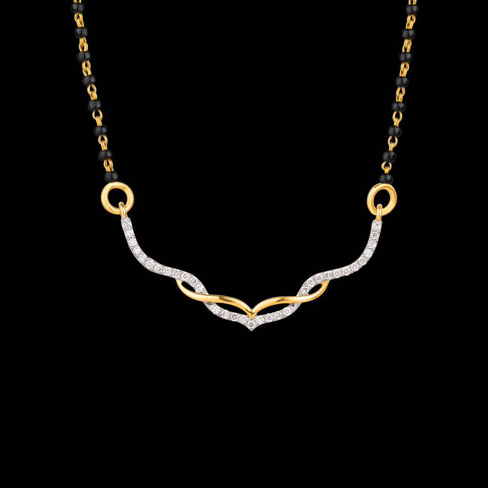 14K Yellow Gold Diamond Tanmaniya - 0.198ct VVS-VS-IJ
