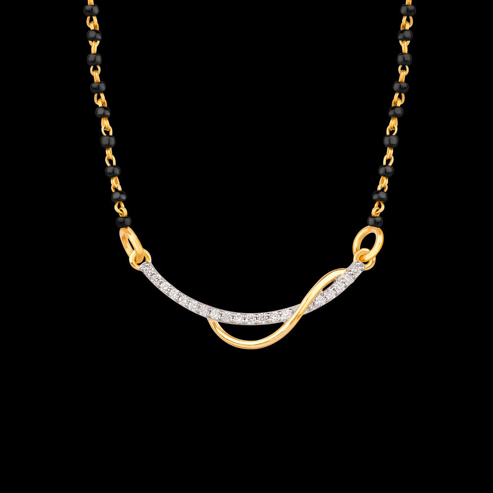 18K Yellow Gold Diamond Tanmaniya - 0.145ct VS-SI-FG