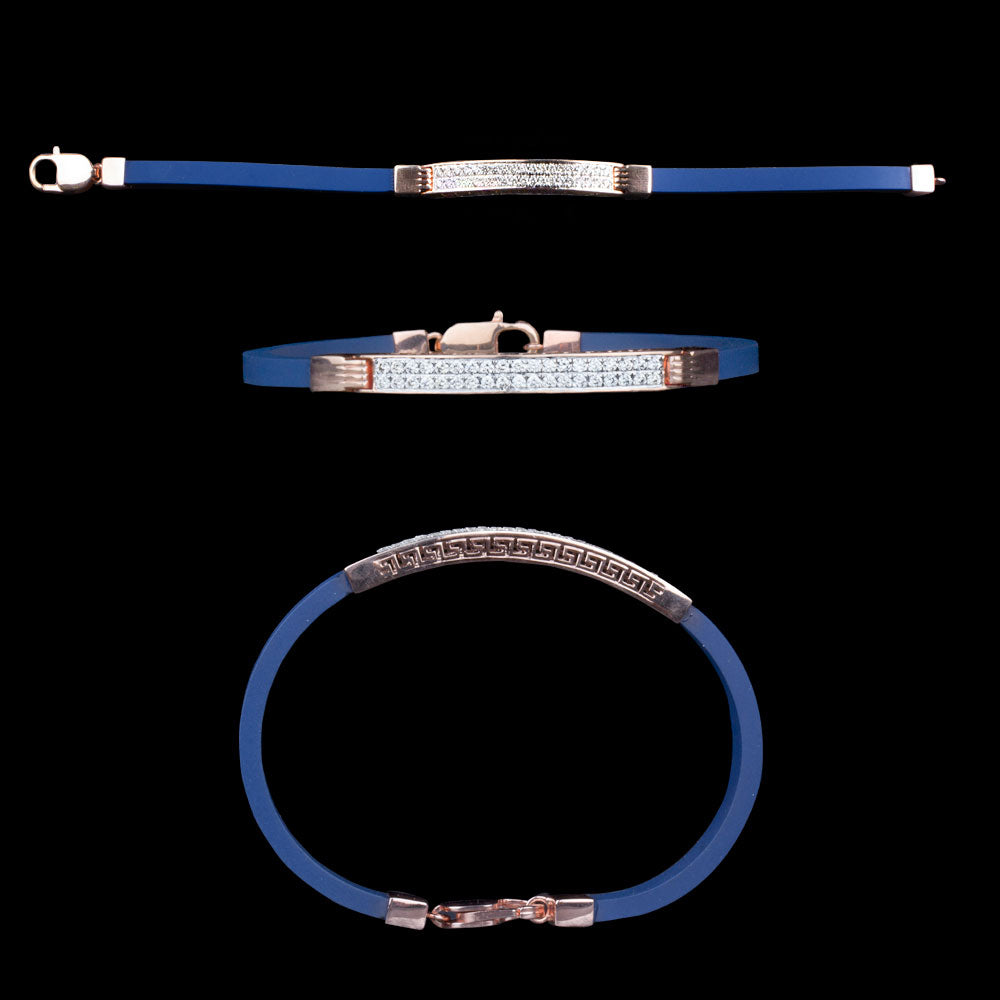 14K Yellow Gold Diamond Bracelet - 0.88ct SI-IJ with Colour Stones