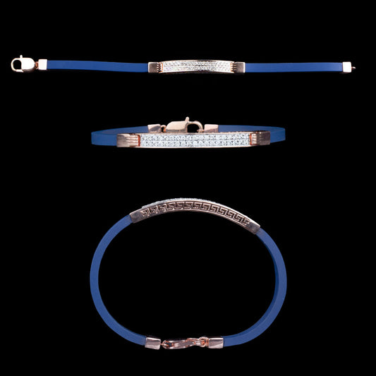 14K Yellow Gold Diamond Bracelet - 0.88ct SI-IJ with Colour Stones