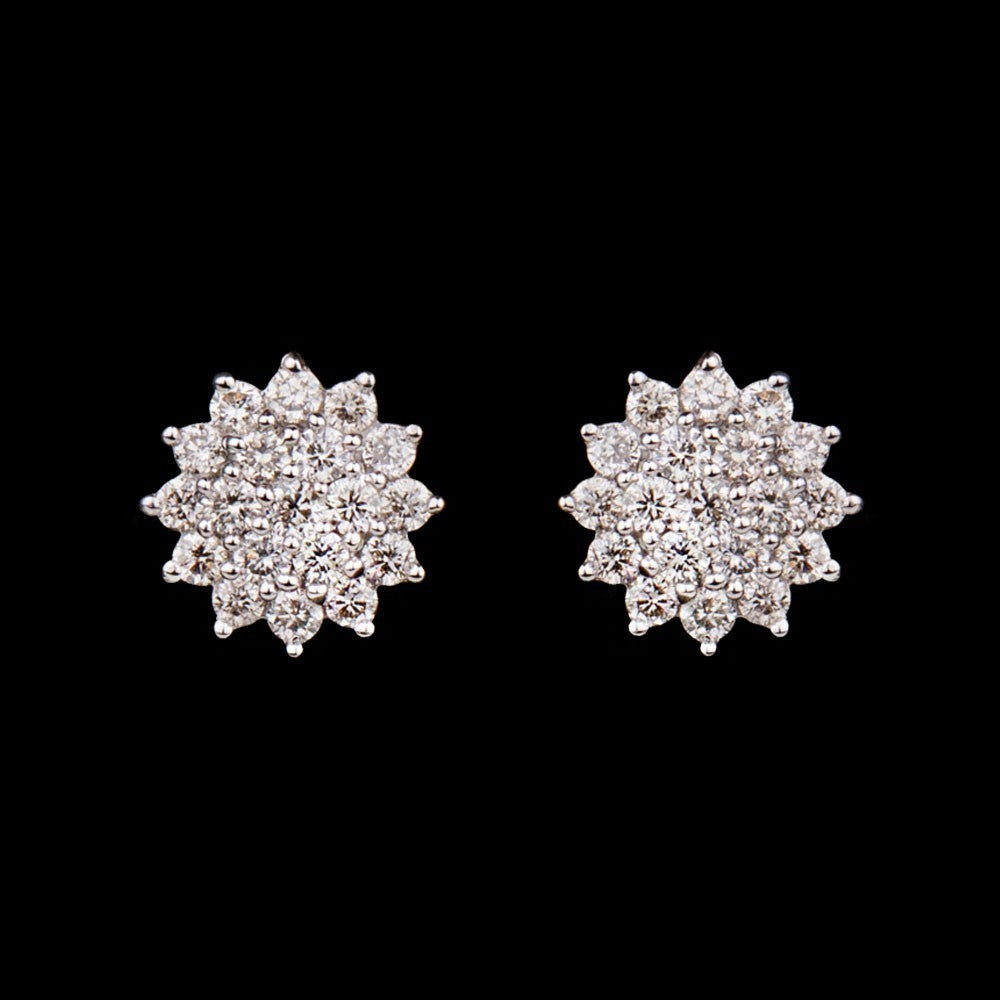 14K Yellow Gold Diamond Earrings - 0.46ct VS-IJ