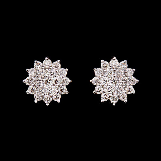 14K Yellow Gold Diamond Earrings - 0.46ct VS-IJ