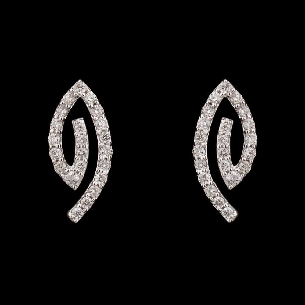 14K Yellow Gold Diamond Earrings - 0.26ct SI-IJ