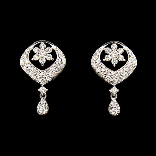 14K Yellow Gold Diamond Earrings - 0.44ct SI-IJ