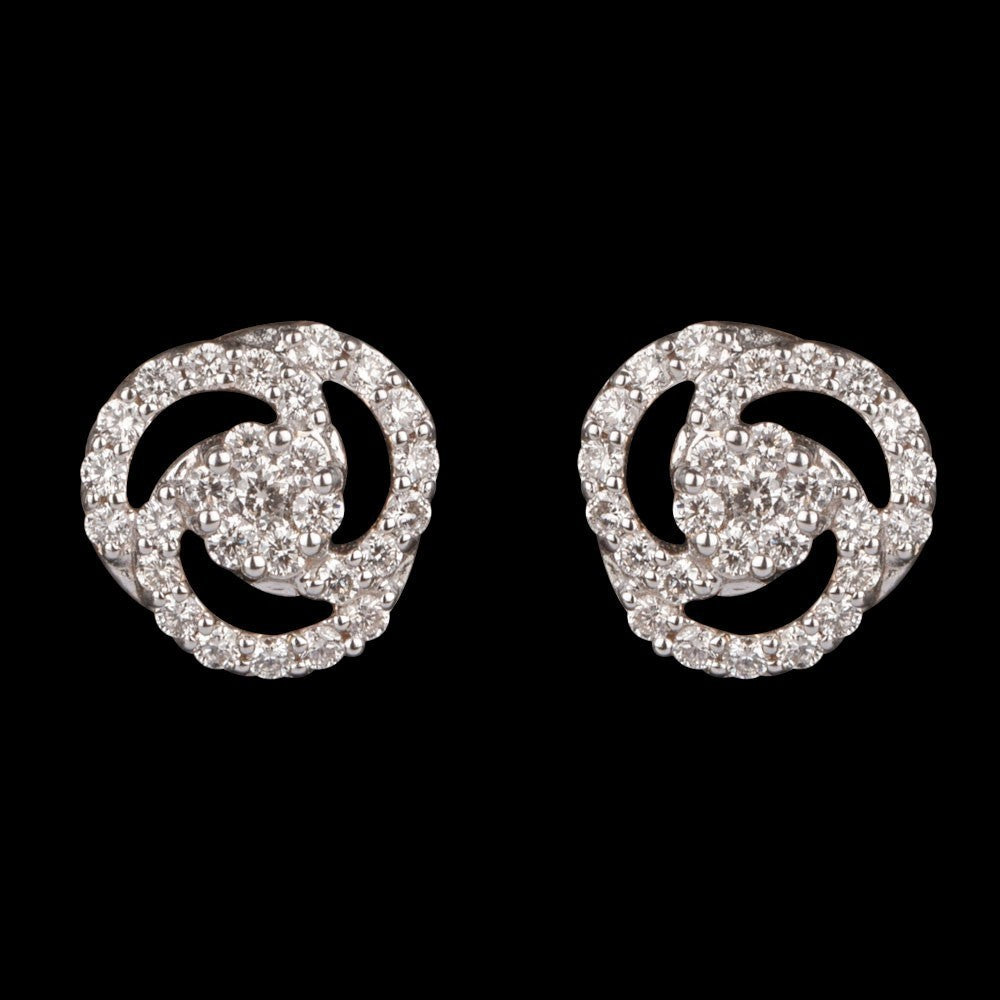 14K Yellow Gold Diamond Earrings - 0.67ct VS-GHI
