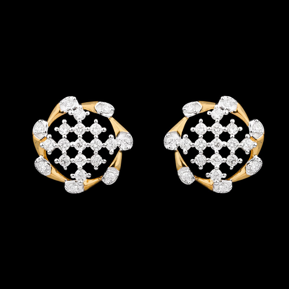 14K Yellow Gold Diamond Earrings - 0.51ct VVS-VS-HI