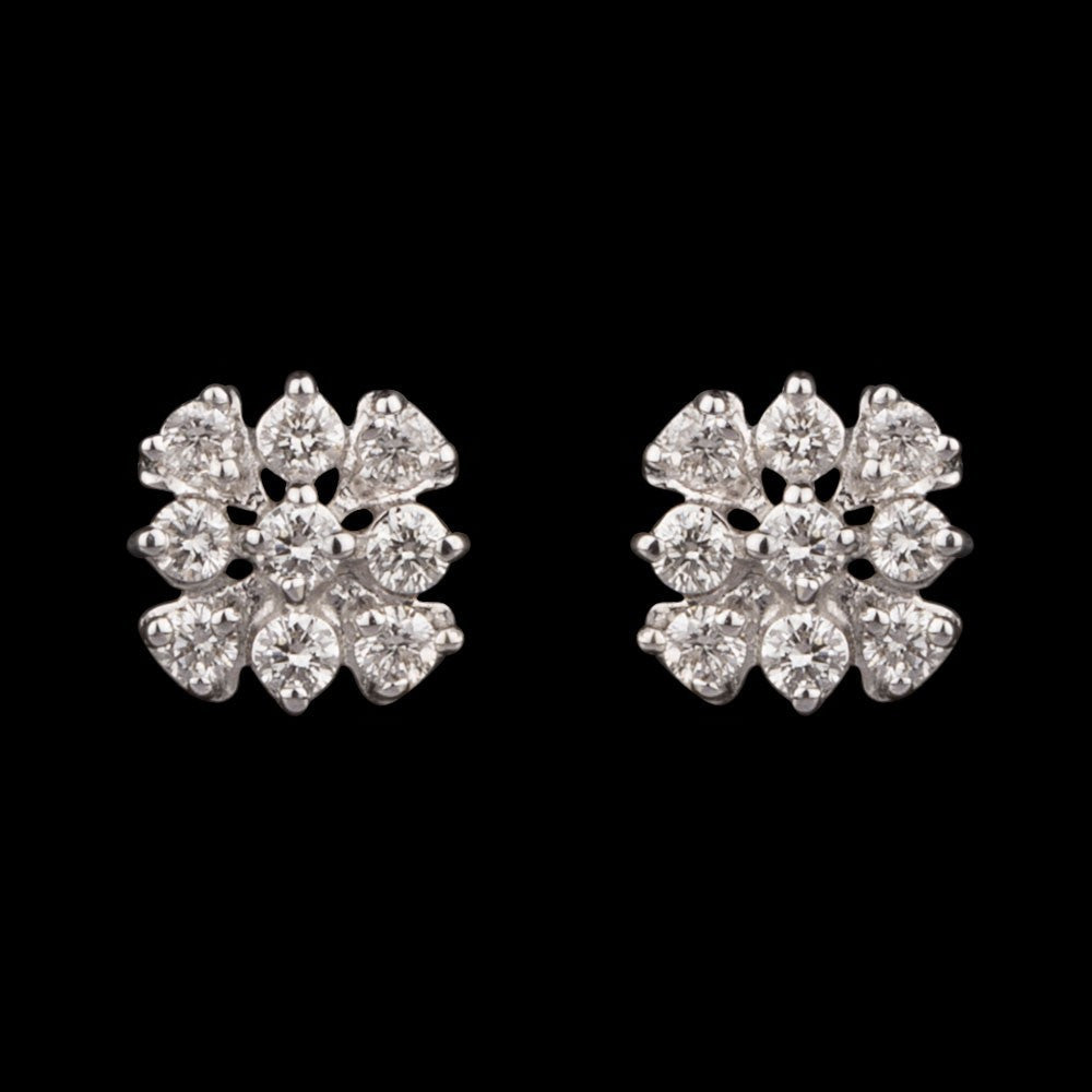 14K Yellow Gold Diamond Earrings - 0.17ct VVS-VS-GH
