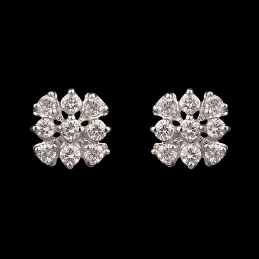 14K Yellow Gold Diamond Earrings - 0.17ct VVS-VS-GH