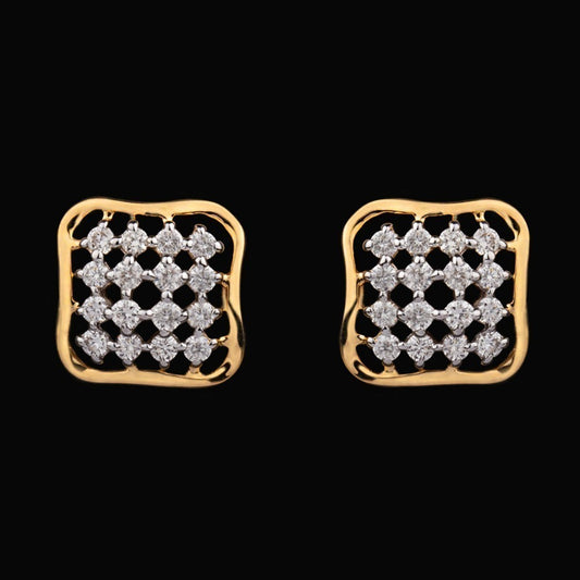 14K Yellow Gold Diamond Earrings - 0.29ct VVS-VS-HI
