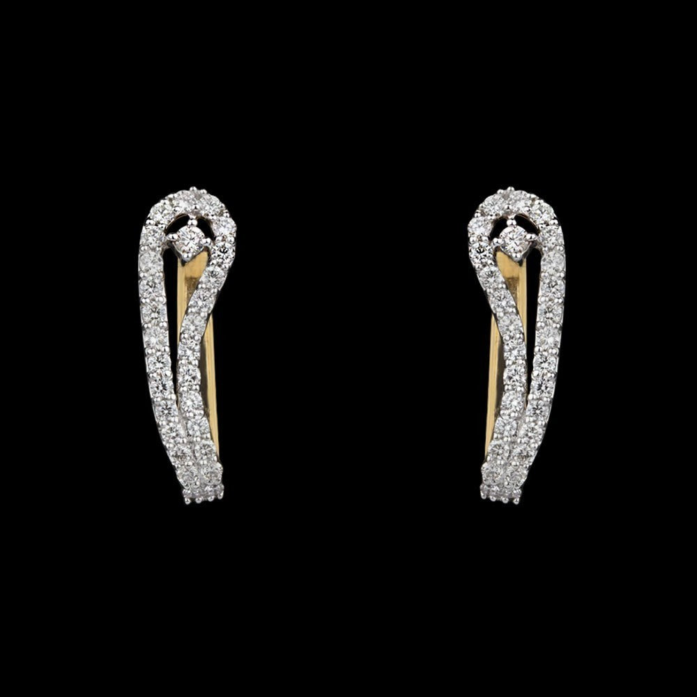 14K Yellow Gold Diamond Earrings - 0.68ct VVS-VS-HI