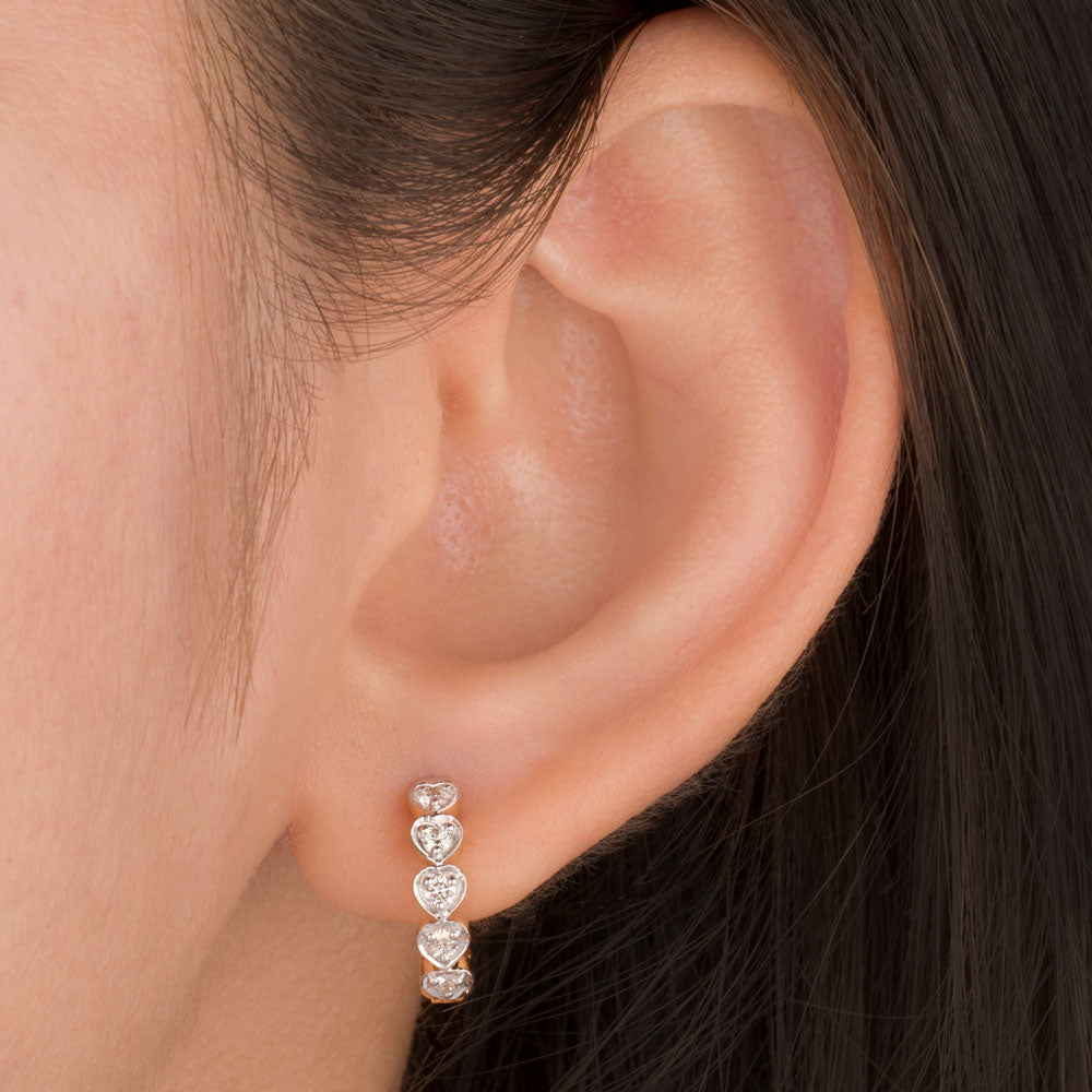 14K Yellow Gold Diamond Earrings - 0.281ct VVS-VS-GH