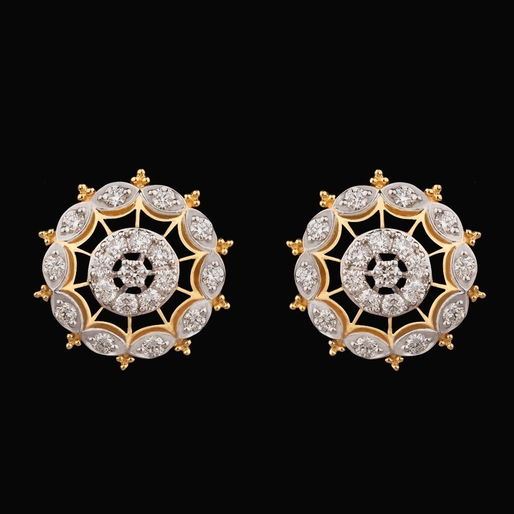 14K Rose Gold Diamond Earrings - 0.72ct VVS-VS-HI