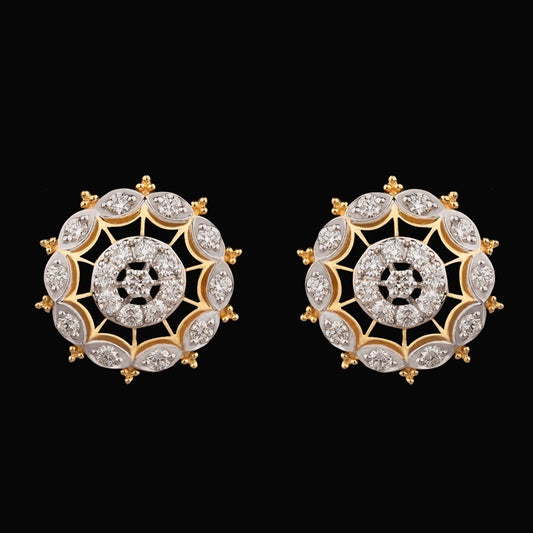 14K Rose Gold Diamond Earrings - 0.72ct VVS-VS-HI