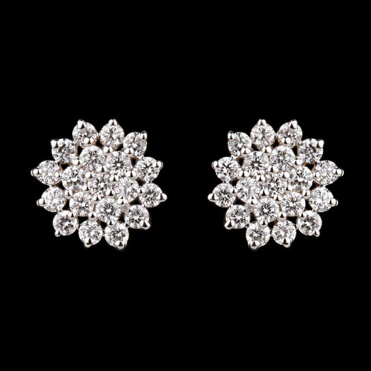 18K Yellow Gold Diamond Earrings - 0.45ct VS-GH