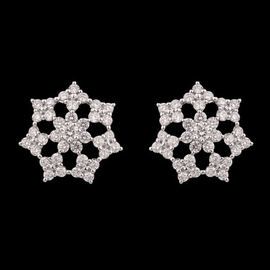 18K Yellow Gold Diamond Earrings - 1.55ct VS-GH