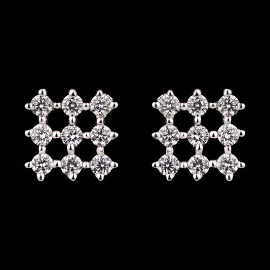 18K Yellow Gold Diamond Earrings - 0.26ct VS-GH