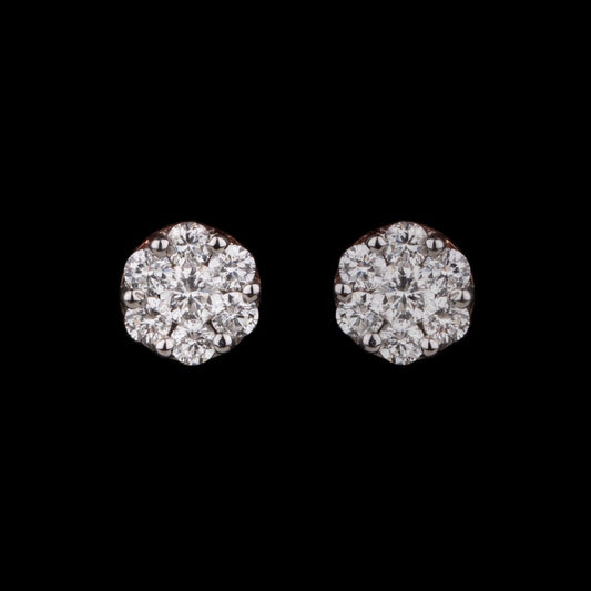14K Yellow Gold Diamond Earrings - 0.25ct VS-GH