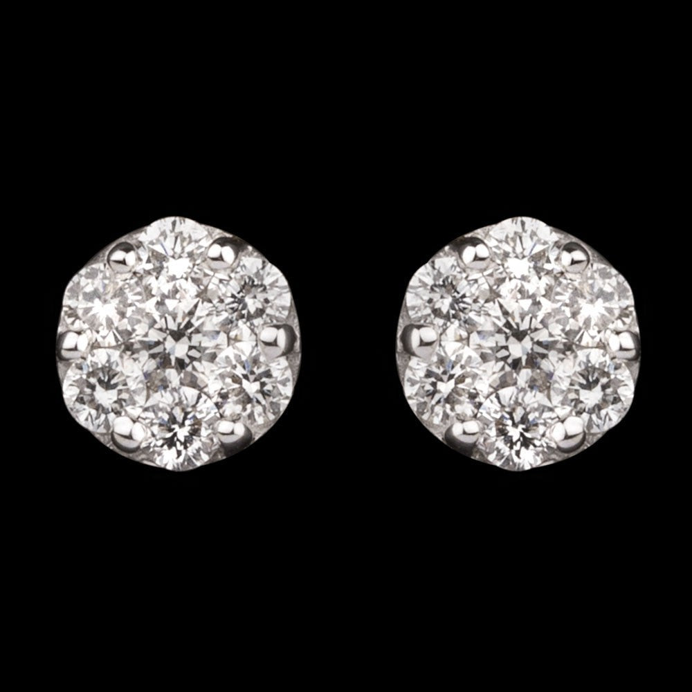 14K Yellow Gold Diamond Earrings - 0.36ct VS-GH
