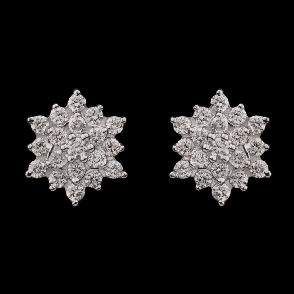 18K Yellow Gold Diamond Earrings - 0.32ct VVS-VS-GH