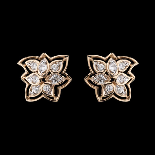 14K Yellow Gold Diamond Earrings - 0.29ct VVS-VS-GH