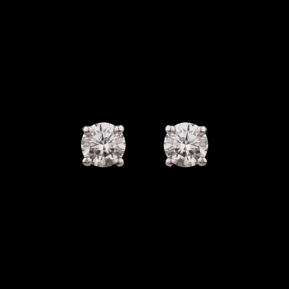 14K Yellow Gold Diamond Earrings - 0.17ct SI-IJ