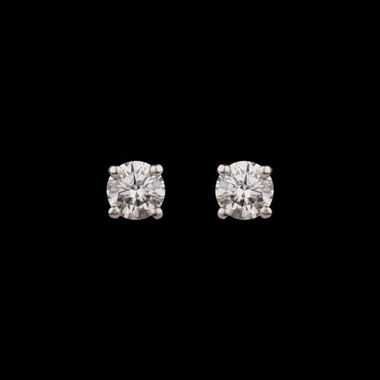 14K Yellow Gold Diamond Earrings - 0.17ct SI-IJ