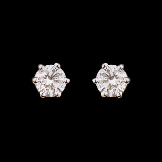 14K Yellow Gold Diamond Earrings - 0.14ct SI-IJ