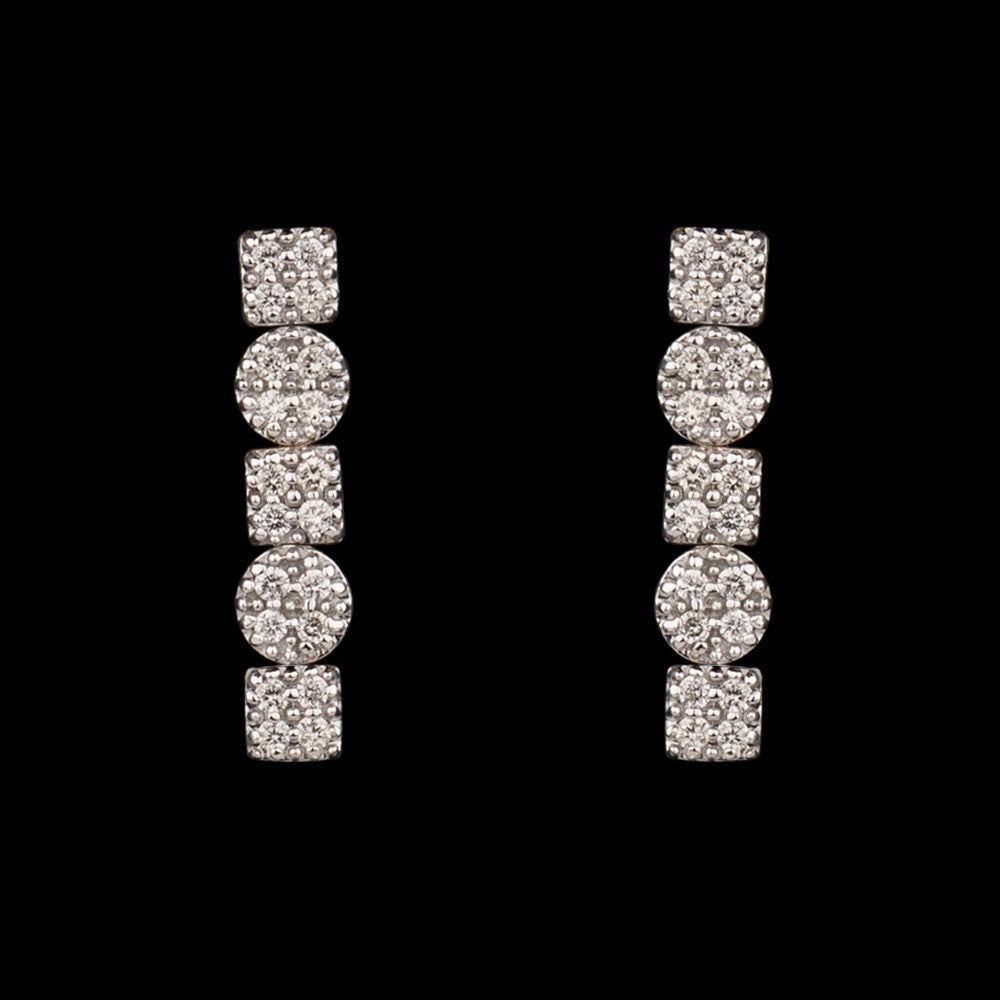 14K Yellow Gold Diamond Earrings - 0.19ct SI-IJ