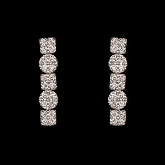 14K Yellow Gold Diamond Earrings - 0.19ct SI-IJ