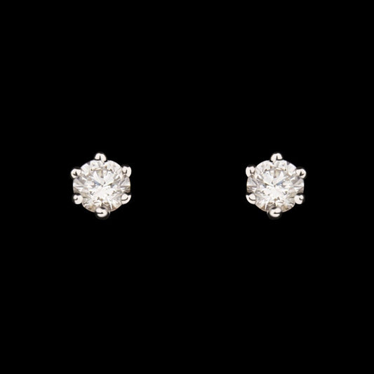 14K Yellow Gold Diamond Earrings - 0.15ct VS-HI