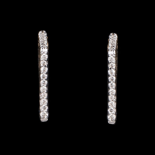 14K Yellow Gold Diamond Earrings - 0.15ct SI-IJ