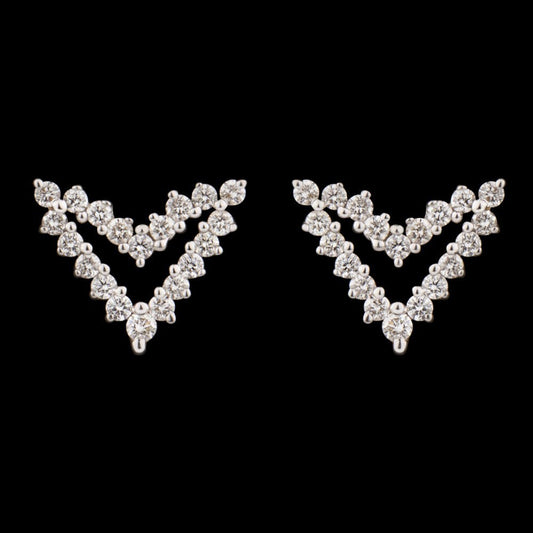 14K Yellow Gold Diamond Earrings - 0.36ct SI-GH