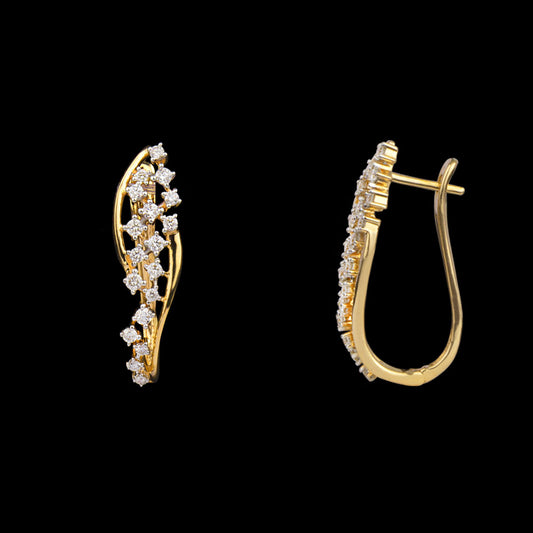 14K Rose Gold Diamond Earrings - 0.59ct VVS-VS-HI