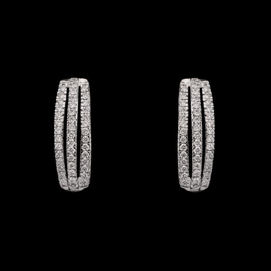 14K Yellow Gold Diamond Earrings - 0.28ct VVS-VS-GH