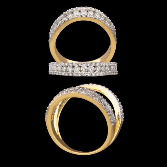 14K Yellow Gold Diamond Ring - 1.36ct SI-IJ