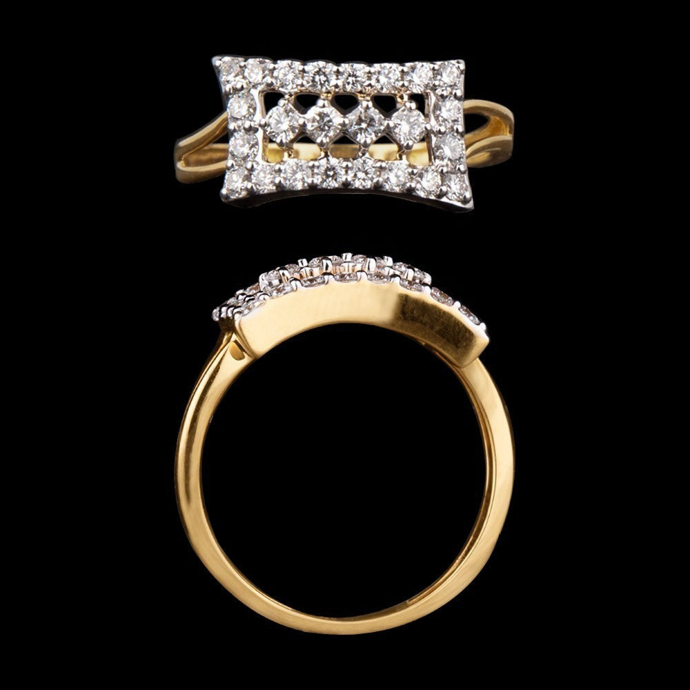 14K Yellow Gold Diamond Ring - 0.51ct SI-GH