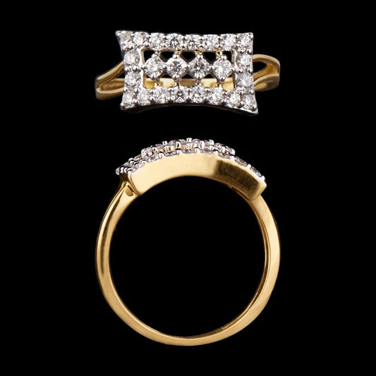 14K Yellow Gold Diamond Ring - 0.51ct SI-GH