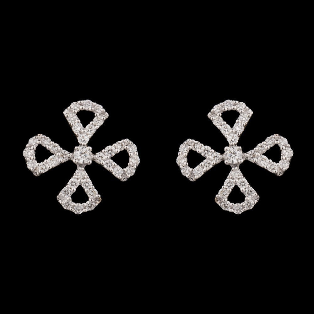14K Yellow Gold Diamond Earrings - 0.25ct VVS-VS-GH
