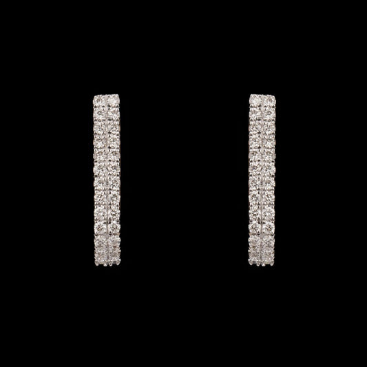 14K Yellow Gold Diamond Earrings - 0.49ct VVS-VS-IJ